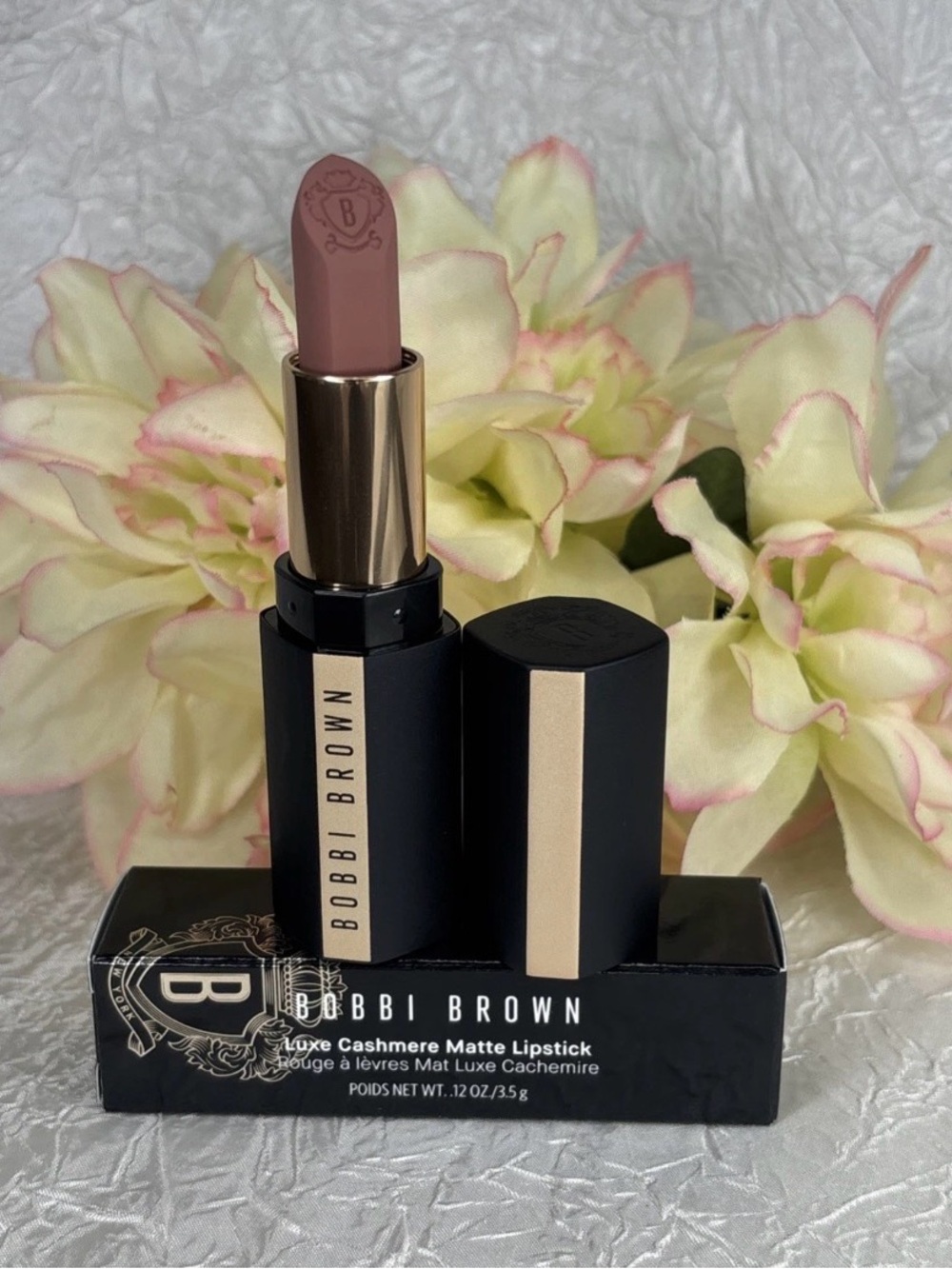 Bobbi Brown Luxe Cashmere Matte Lipstick - VINTAGE BLUSH 456 - FullSize NIB